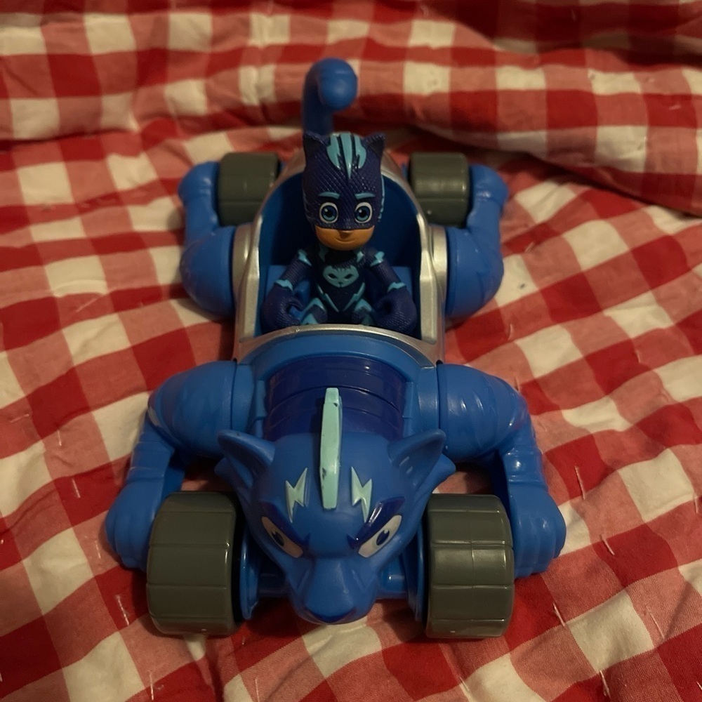PJ Masks Catboy Action Figure And Blue Cat Car Vehicle Just play